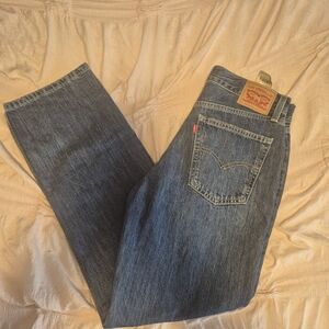 Levi's Blue Straight Leg Jeans